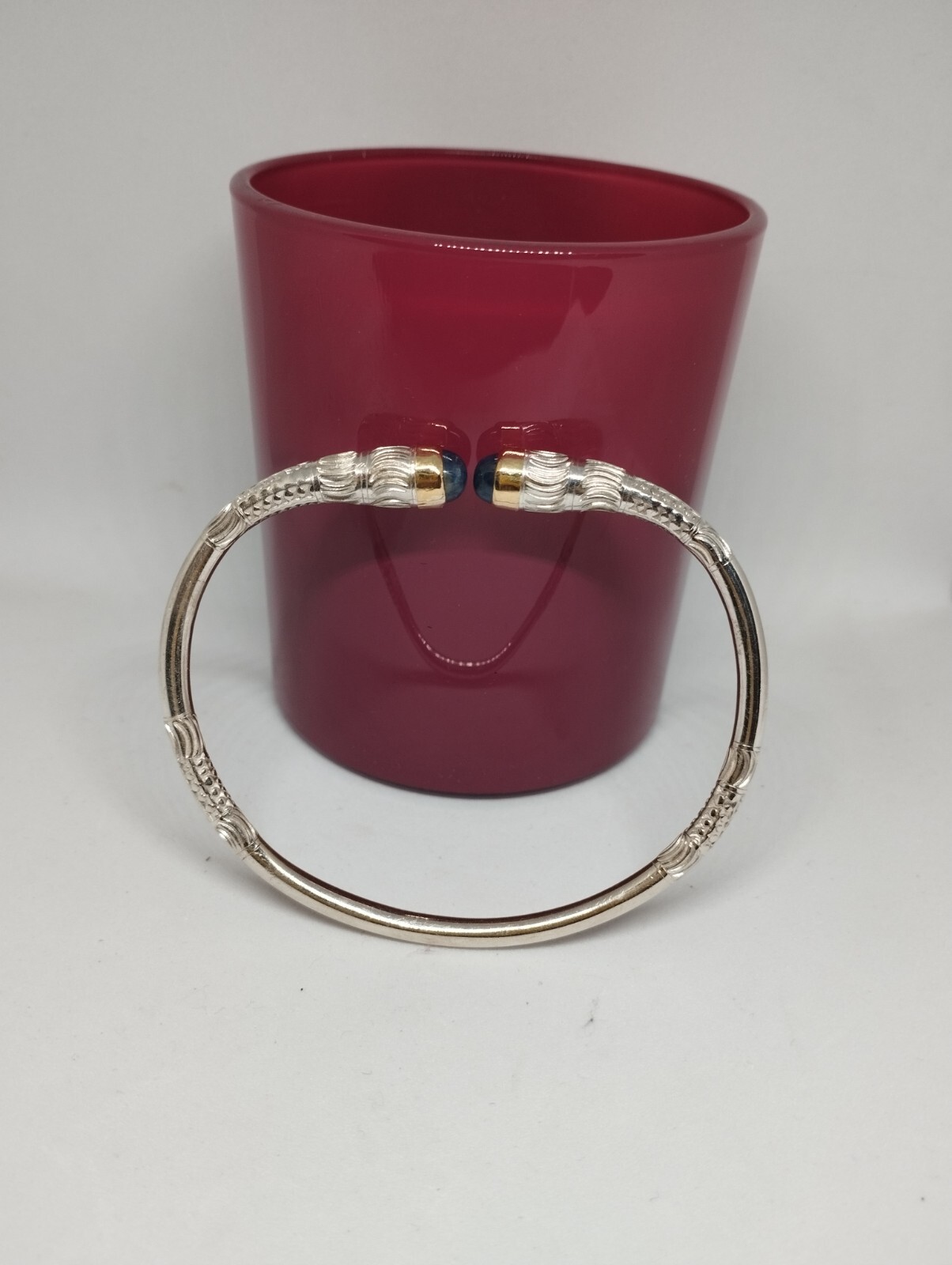 Jonc Vangovango Homme Argent et Or Soa, le bracelet idéal au quotidien