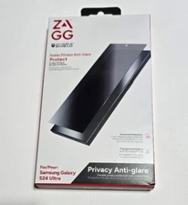 NEW ZAGG InvisibleShield Fusion PRIVACY Protector Samsung Galaxy S24 Ultra