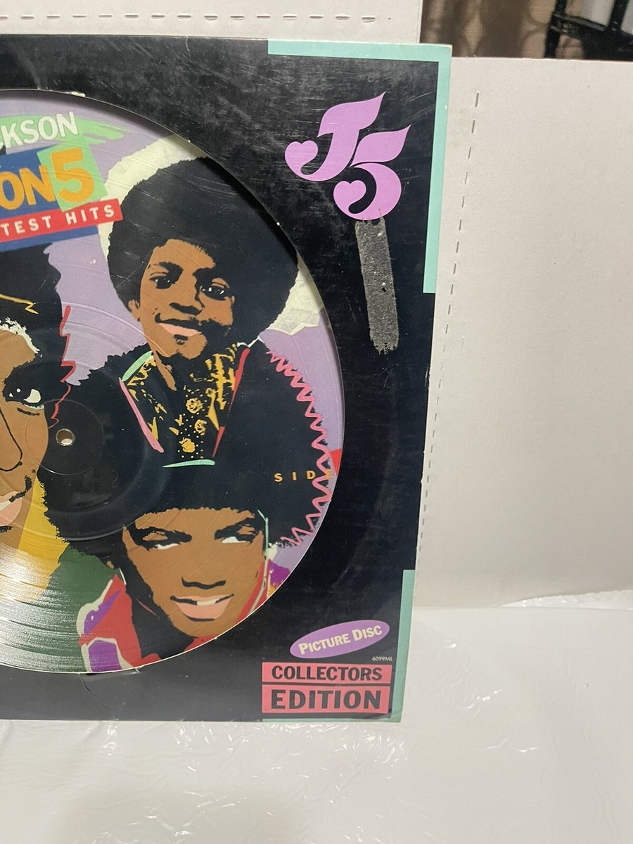 Jackson 5 Lp Picture Disc 14 Greatest Hits 1984 Limited ED With