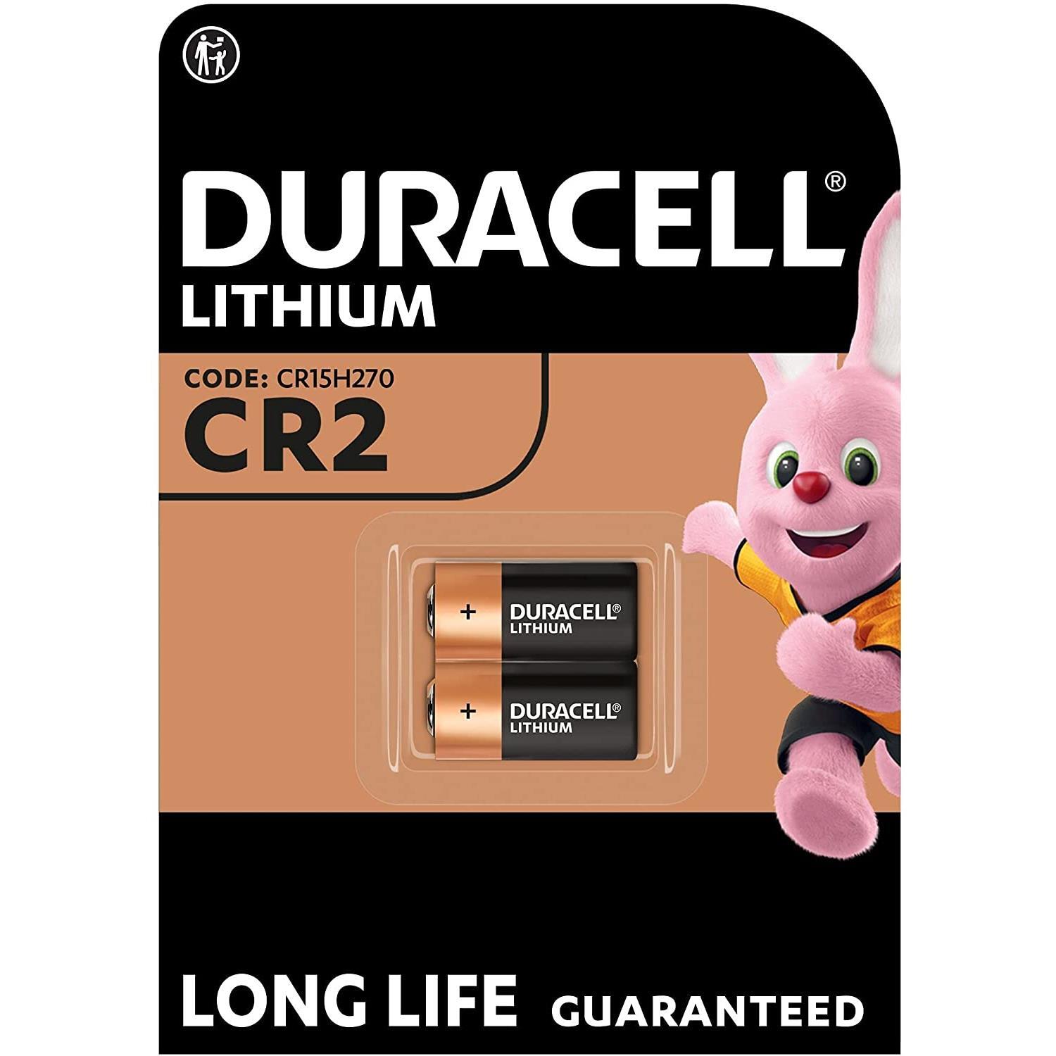[Ref:DUR030480] DURACELL blister de 2 Piles photo Lithium Ultra CR2