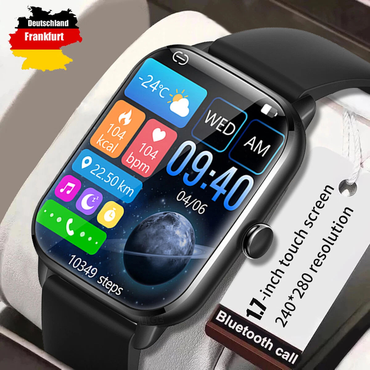 Tiefe Körperzelle Blau fitness tracker mit iphone verbinden Garage