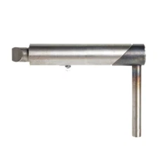 6" Right Slam Action Gate Latch Spring Loaded Angled Pin Grease Zerk