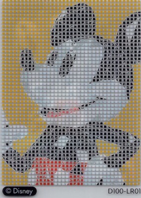 2023 Disney Card Fun 100 Years Joyful MICKEY MOUSE LR01 Lattice Card