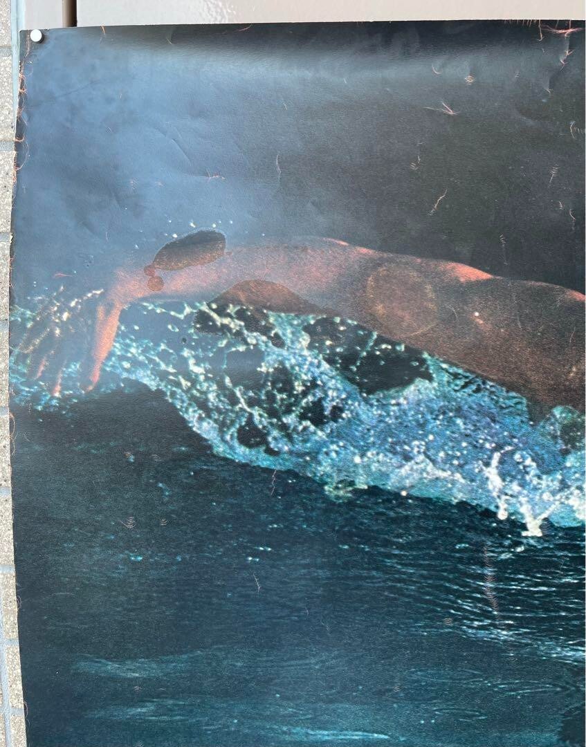1964 Tokyo Olympics official Poster B1 Swimming Yusaku Kamekura