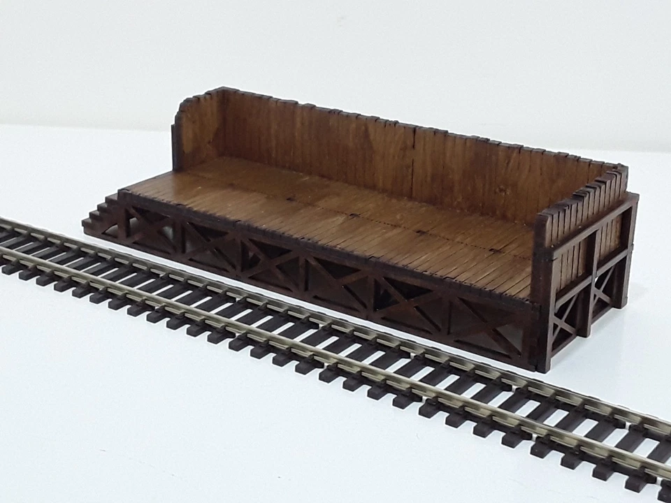 Laser Cut OO Gauge Railway Wooden Coaling Stage MDF Kit - Image 4 of 4