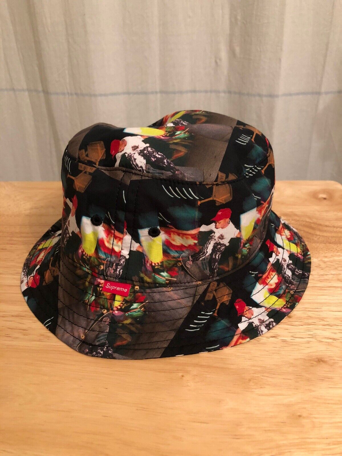 Supreme x Comme Des Garcons CDG Black Bucket Hat SS14 Harold Hunter NWOT Sz  S/M