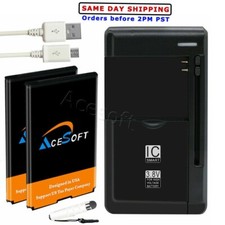 AceSoft 1800 mAh Extended Slim Battery f ZTE Cymbal Z-320 Z320 T-Mobile MetroPCS