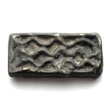 ANTIQUE AFRICAN ASHANTI AKAN GEOMETRIC GOLD WEIGHT 1400-1720 AD Brass 33.3g No30