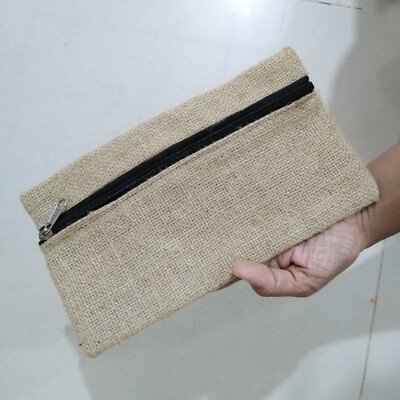 NEW Handmade Pencil Makeup Bag Case Pouch School Zipper Girl Student Sack Cloth
