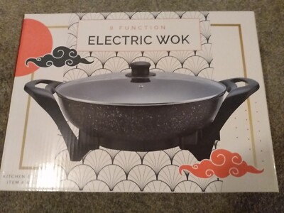 KITCHEN EXPRESS 9 FUNCTION ELECTRIC WOK    NEW IN BOX