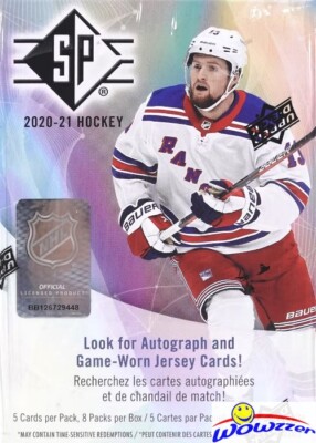 2020/21 Upper Deck SP Hockey Factory Sealed 8 Pack Blaster Box-Look for AUTO!