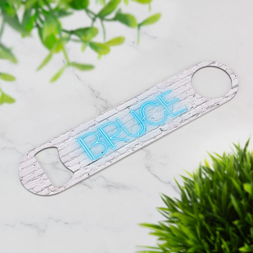 Personalised Bar Blade | Neon Lettering Beer Bottle Opener - Image 3 of 4