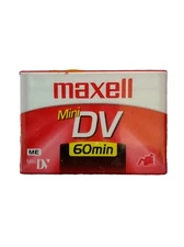 Maxwell Mini DV Digital Video Cassette DVM60SE. 60 or 90 Min New & Sealed