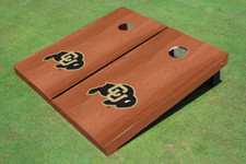 University of Colorado Solid Rosewood Cornhole Boards