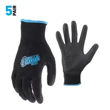 GORILLA GRIP Large TRAX Extreme Grip Work Gloves (5-Pack)