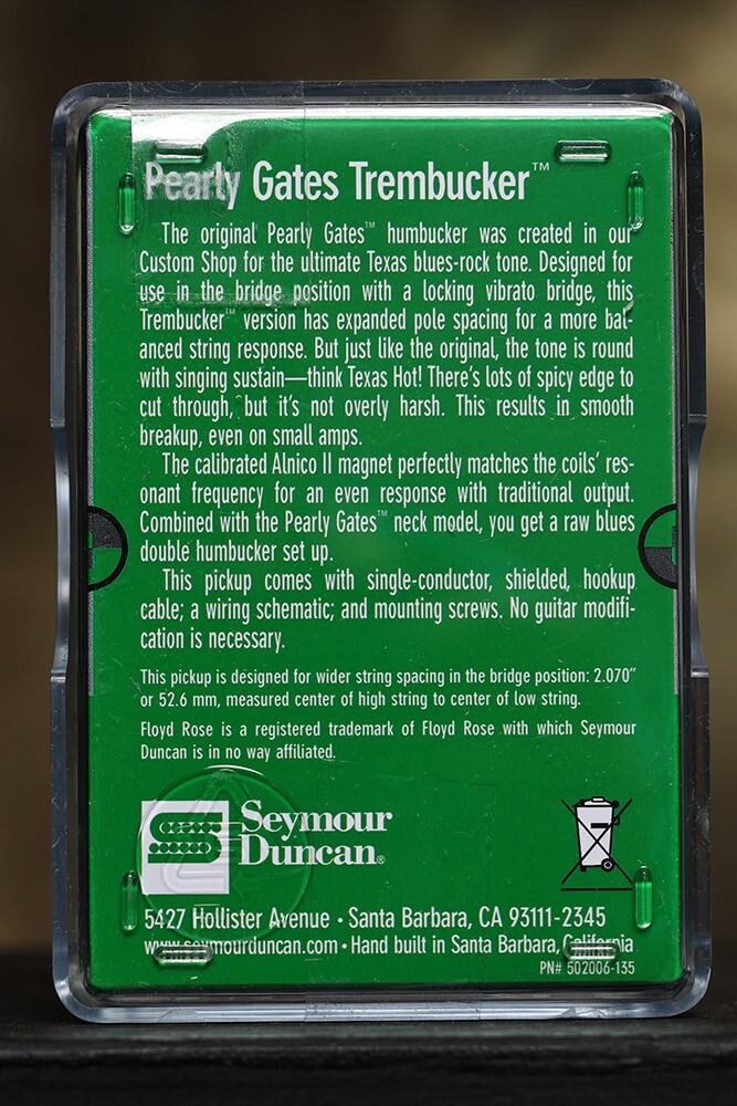 SEYMOUR DUNCAN Pearly Gates TREMBUCKER Pickup TB-PG1b Bridge