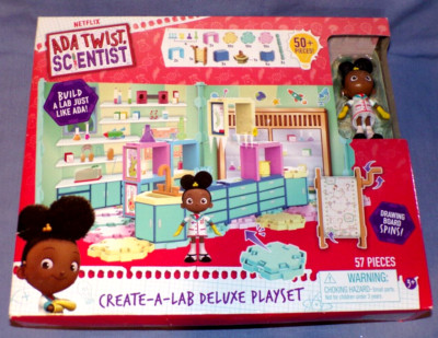 Netflix Ada Twist Scientist Create a Lab Deluxe Playset Building Doll ...