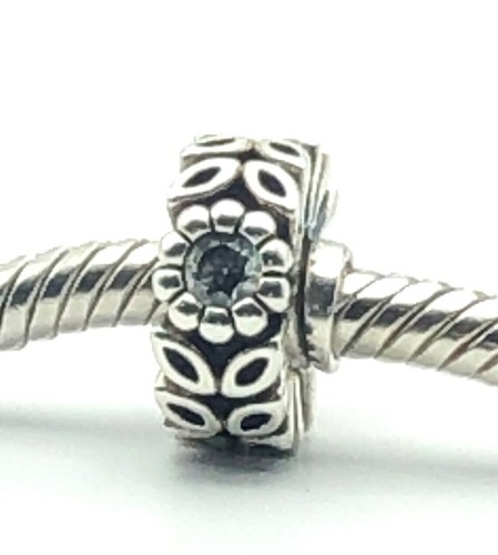 PANDORA CHARM#791224CZ as NICE SPACER Sterling Silver GENUINE 100% New | eBay