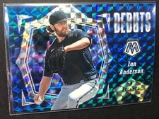 Ian Anderson 2021 Panini Debuts Blue Mosaic Prizm No. PD7