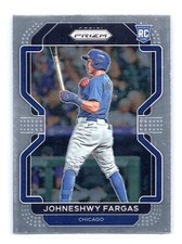 2022 Prizm Baseballl #144 Johneshwy Fargas Rookie Chicago Cubs Mint