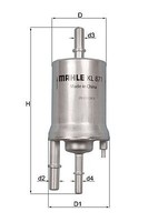 Mahle Original KL871 Kraftstofffilter FüR VW Seat