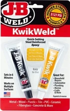 J-B Weld 8276 KwikWeld Quick Setting Steel Reinforced Epoxy - Dark Grey 2 oz