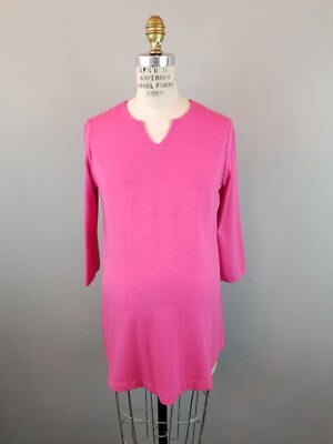 Maternity Hot Pink 3/4 Sleeve Blouse by Belly Basics Size Small New