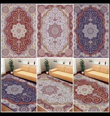 Traditioneller Extra Großflächen Teppich Super Weich Vintage Qualität Teppich für Wohnzimmer