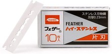 FEATHER High stainless steel Single Edged Razor blade 10pcs From Japan