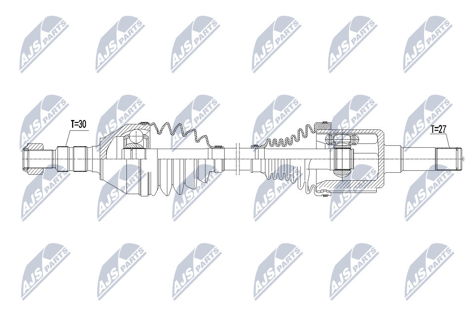 Nty Driveshaft For Opel Astra J Gtc 12- Zafira C Tourer 11 - Image 6