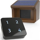 Htzsafe 1/2Mile Solar wireless Driveway Alarm Weatherproof Outdoor Motion Sensor