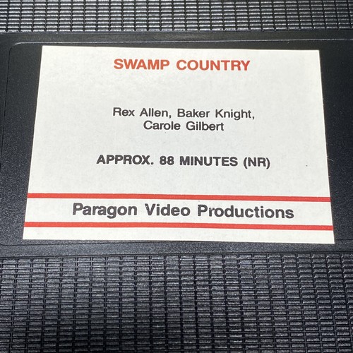 Swamp Country VHS 1985 Paragon Video White Star Action Exploitation Drive-In - Picture 8 of 8
