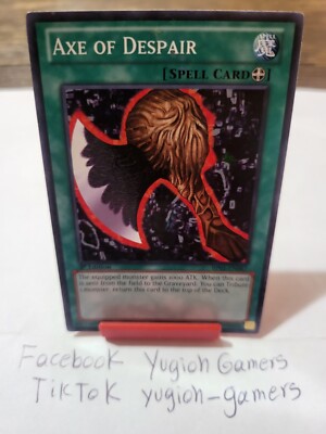 Yu-Gi-Oh Axe Of Despair BP01 1st Edition Starfoil Played