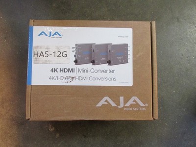 Neu AJA HA5-12G HDMI 2.0 zu 12G-SDI Mini Konverter