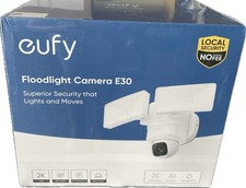 Eufy E30 Outdoor Floodlight Security Camera 360 degree 2k White T8426121