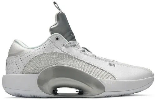Jordan 35 PF Low White Metallic Silver
