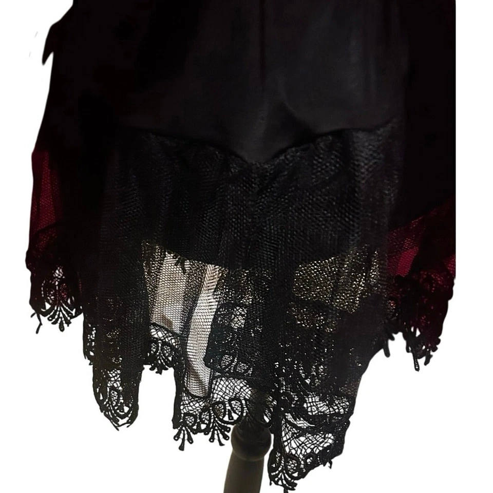 Charades Sexy Hot Pink 1950s Mini Poodle Skirt - ADULT LARGE - Image 4 of 4