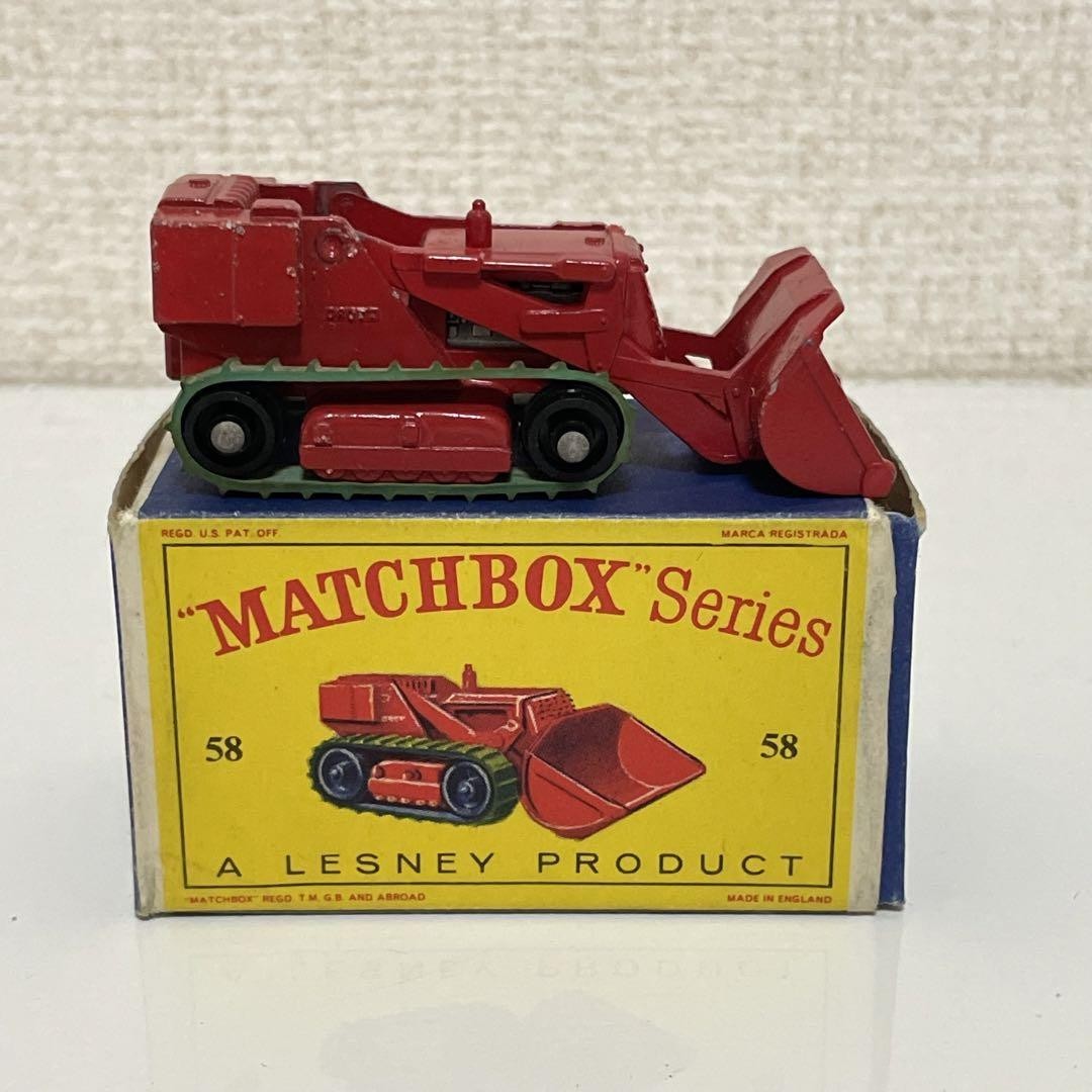 マッチボックス No.58 DROTT EXCAVATOR 2 SETS OF GREEN TRACKS matchbox drott excavator no 58