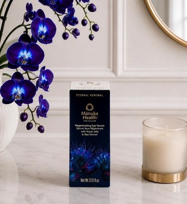 MANUKA HEALTH ETERNAL RENEWAL REGENERATING EYE SERUM w BEE VENOM .52 oz NIB $106
