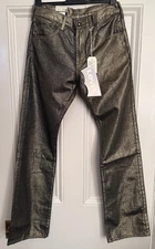 BNWT LEVI'S® PRIDE 517™ BOOTCUT JEANS 33W/ 34L  Gold / Blue 