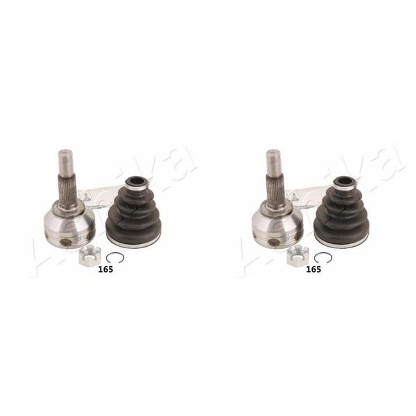 2X Ashika Antriebswellengelenk Satz Radseitig Passend FüR Nissan Juke Qashqai X--image