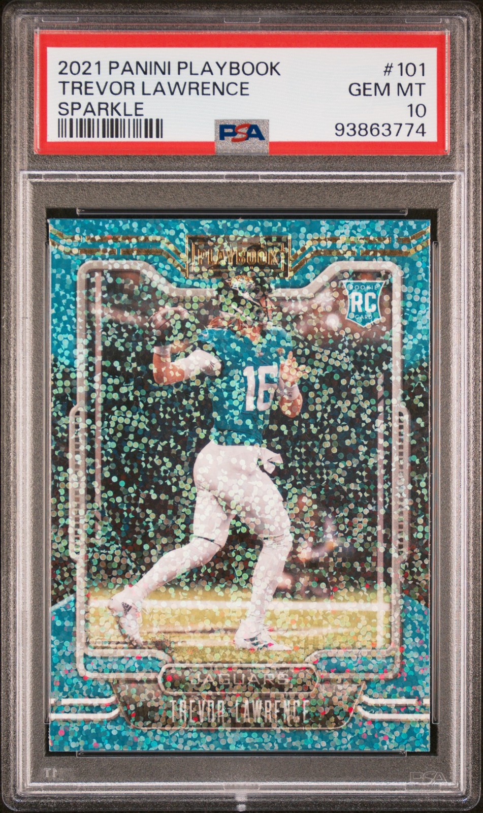 Trevor Lawrence Panini Playbook #101 Sparkle