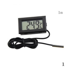 Aquarium Waterproof Probe Thermometer without Battery Digital LCD Fish Tank Wate