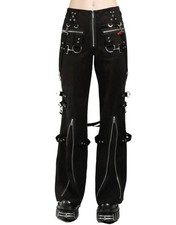 Tripp NYC Gothic Goth Rave Festival Hose - Super D-Ring Pant Nieten Punk