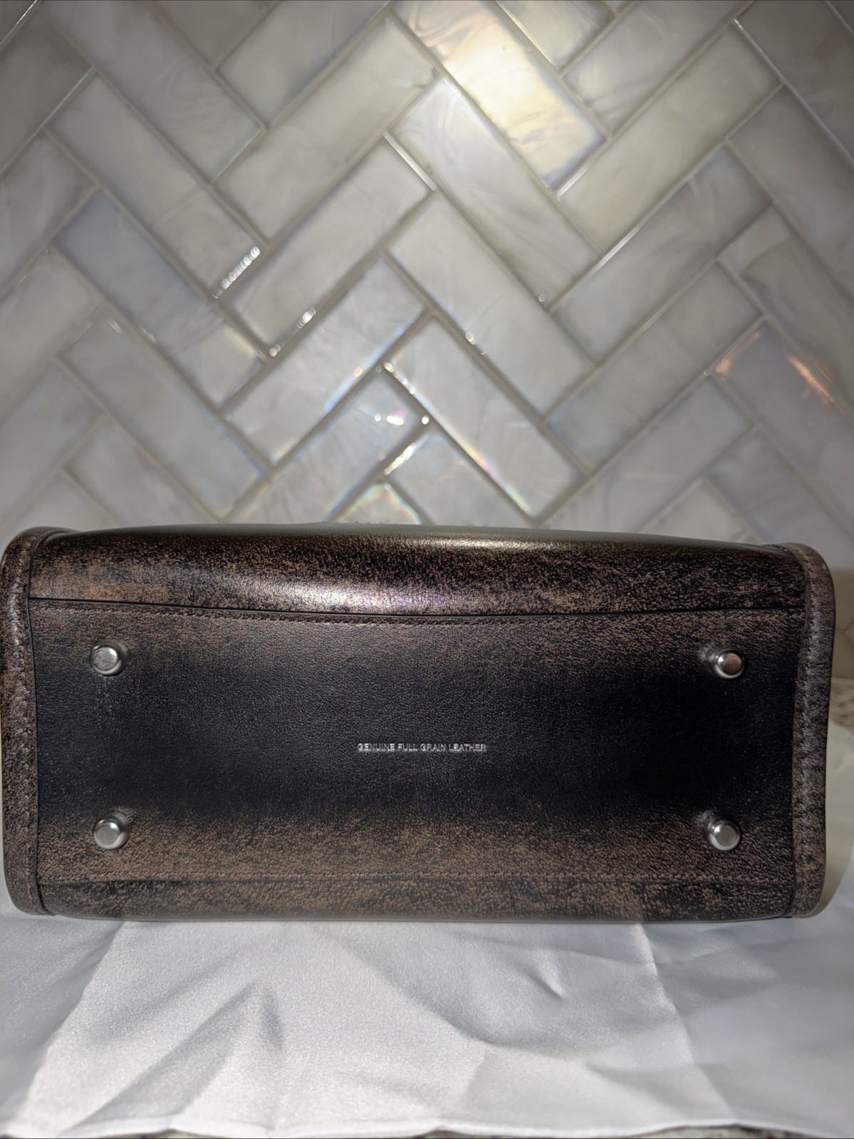 Coach Cargo Tote 26, Color Loved Leather w/o Rexy Bag… - Gem