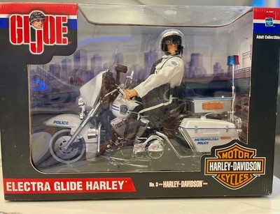 VTG G.I. Joe Electra Glide Harley-Davidson Motorcycle Officer in Uniform NIB