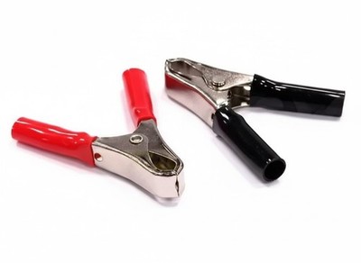 Alligator Clips w/ Banana Female for DC Power Source