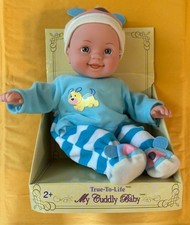 True To Life My Cuddly Baby in Blue  PJs with...