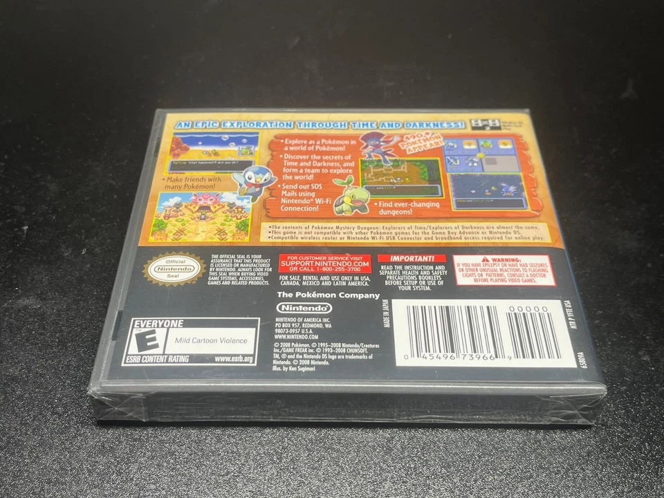 Pokémon Mystery Dungeon: Explorers of Time For Nintendo DS Brand New Sealed B12 - Image 3 of 4