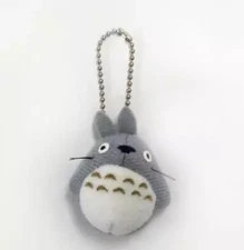 Keychain Mascot Character Big Totoro Gray Ghibli Collection With Ball Chain My N